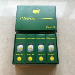 2025 Masters Titleist Pro V1 Golf Balls Dozen 12 Golf Balls Augusta